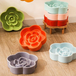 Enhance Your Pet's Dining Experience with the Pet Ceramic Slow Feeding Bowl