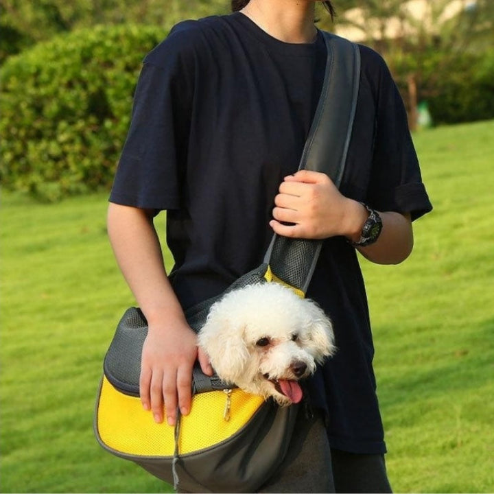 Discover the Comfort and Convenience of the Outdoor Mesh Pet Carrier Shoulder Sling Bag