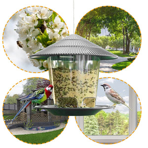 Transform Your Garden with Our Hanging Metal Bird Feeder